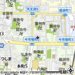 貞寿寺周辺の地図