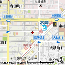 愛知県名古屋市中村区上ノ宮町1丁目43周辺の地図