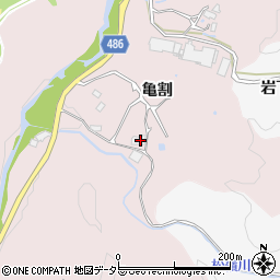 愛知県豊田市御作町亀割周辺の地図