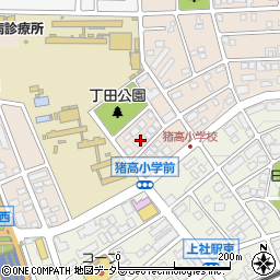 愛知県名古屋市名東区丁田町18周辺の地図