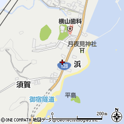 千葉県夷隅郡御宿町浜162周辺の地図