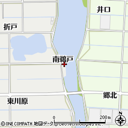 愛知県愛西市戸倉町南鵜戸周辺の地図