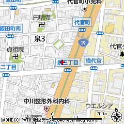 西日本三菱自動車販売株式会社　中部営業本部周辺の地図