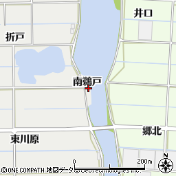愛知県愛西市戸倉町（南鵜戸）周辺の地図