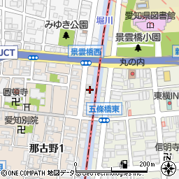 愛知県名古屋市西区那古野1丁目1周辺の地図