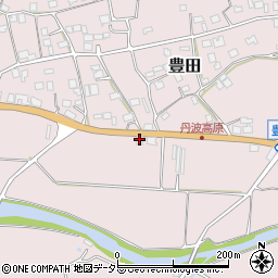 京都府船井郡京丹波町豊田水落73周辺の地図