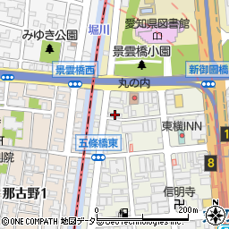 愛知県シーリング工事業協組周辺の地図