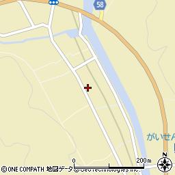 岡山県真庭郡新庄村1107周辺の地図