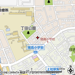 愛知県名古屋市名東区丁田町16周辺の地図