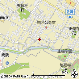 滋賀県東近江市佐野町774-2周辺の地図