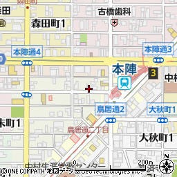愛知県名古屋市中村区上ノ宮町1丁目3周辺の地図