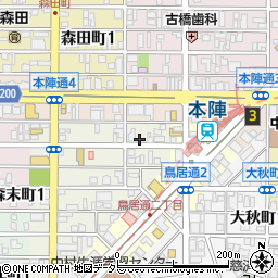 愛知県名古屋市中村区上ノ宮町1丁目周辺の地図
