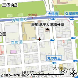 名鉄協商丸の内第５駐車場周辺の地図
