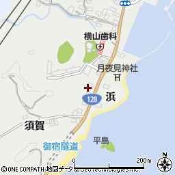 千葉県夷隅郡御宿町浜158周辺の地図