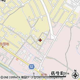 滋賀県東近江市佐野町34周辺の地図