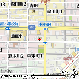 愛知県名古屋市中村区上ノ宮町1丁目19周辺の地図