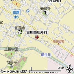 滋賀県東近江市佐野町195-1周辺の地図