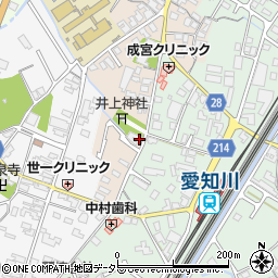 滋賀県愛知郡愛荘町沓掛656周辺の地図
