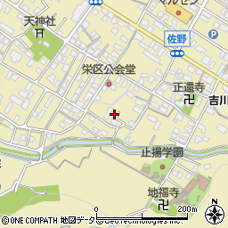 滋賀県東近江市佐野町777-4周辺の地図