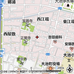 愛知県海部郡大治町花常東屋敷27周辺の地図