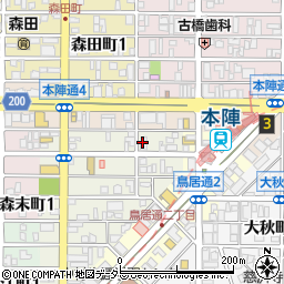 三鈴シティ周辺の地図