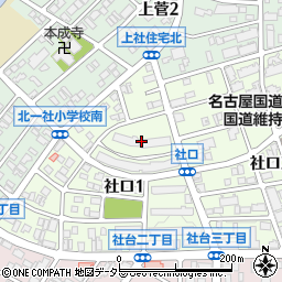 上社北住宅１号棟周辺の地図