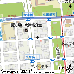名古屋大津町郵便局周辺の地図