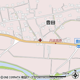 京都府船井郡京丹波町豊田水落75周辺の地図