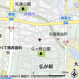 愛知県長久手市香桶周辺の地図