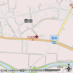 京都府船井郡京丹波町豊田水落83周辺の地図