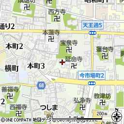妙延寺周辺の地図