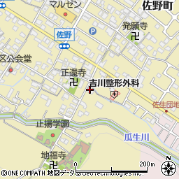 滋賀県東近江市佐野町849周辺の地図