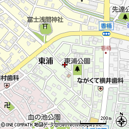 愛知県長久手市東浦611-2周辺の地図