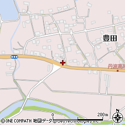 京都府船井郡京丹波町豊田水落32周辺の地図