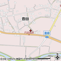 京都府船井郡京丹波町豊田水落82周辺の地図