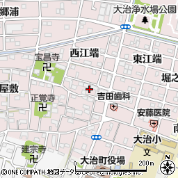 愛知県海部郡大治町花常東屋敷10周辺の地図