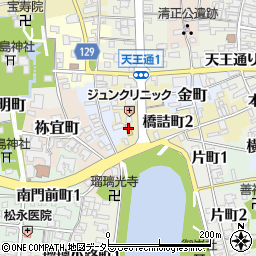 ファミリーマート津島橋詰町店周辺の地図