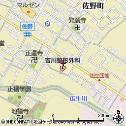 滋賀県東近江市佐野町198-3周辺の地図