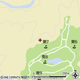 愛知県豊田市月原町森目口周辺の地図