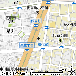 愛知県名古屋市東区代官町17周辺の地図