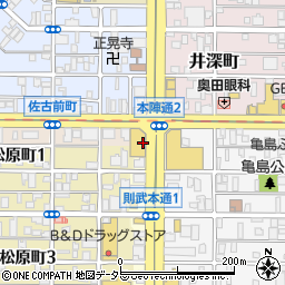 愛知県名古屋市中村区本陣通2丁目33周辺の地図