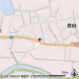 京都府船井郡京丹波町豊田水落周辺の地図