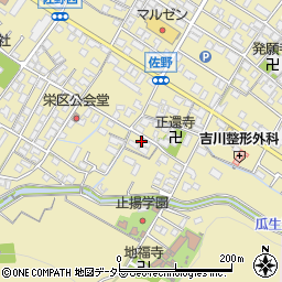 滋賀県東近江市佐野町817-1周辺の地図