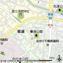 愛知県長久手市東浦611-4周辺の地図