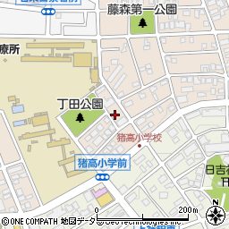 愛知県名古屋市名東区丁田町4-1周辺の地図