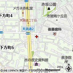 愛知県名古屋市千種区赤坂町7丁目24周辺の地図