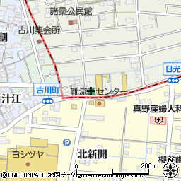 愛知トヨタＷＥＳＴ　津島西店周辺の地図