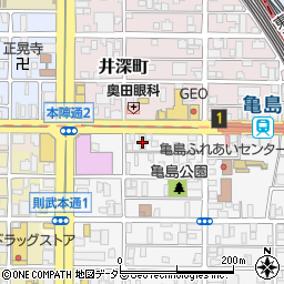 平成名駅動物病院周辺の地図