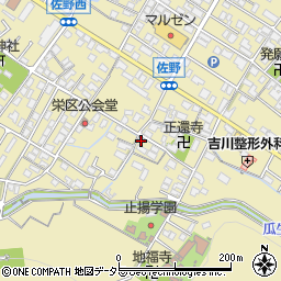 滋賀県東近江市佐野町817周辺の地図