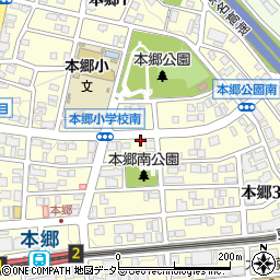 愛知県名古屋市名東区本郷周辺の地図